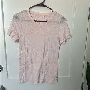 GAP Pink Fitted Short Sleeve T-Shirt